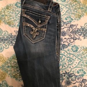 Rock revival skinny jeans.